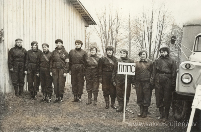 Civilās aizsardzības mācības 1983.gadā - Foto №1437