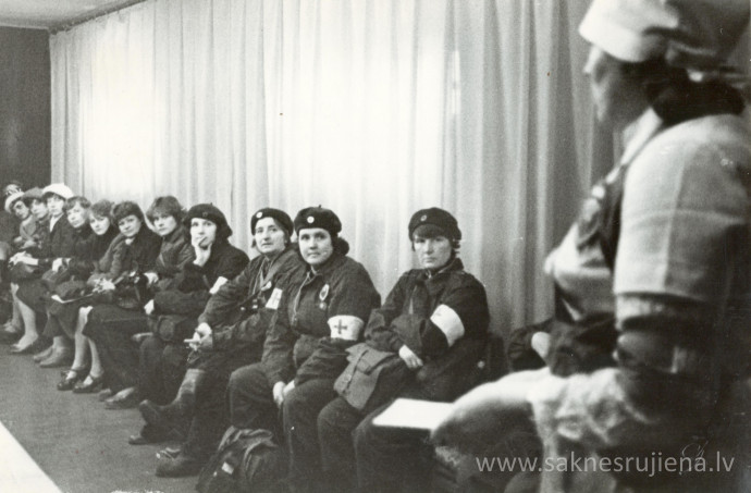 Civilās aizsardzības mācības 1983.gadā - Foto №1406