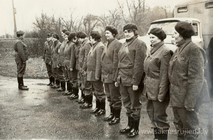 Civilās aizsardzības mācības 1983.gadā - Foto №1436