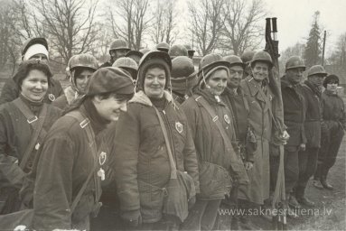 Civilās aizsardzības mācības 1983.gadā - Foto №1433