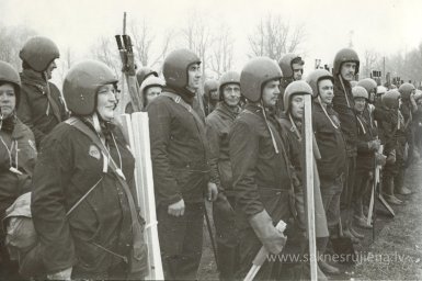 Civilās aizsardzības mācības 1983.gadā - Foto №1440