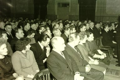 Rūjienas mednieku un mak&scaron;ķernieku Jaunā gada ballīte 1964.gadā - Foto №1275