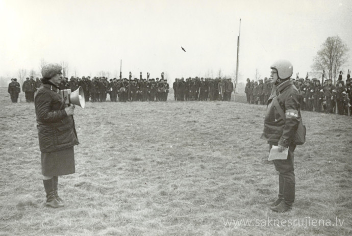 Civilās aizsardzības mācības 1983.gadā - Foto №1421