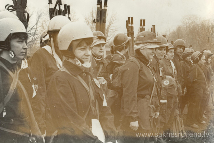 Civilās aizsardzības mācības 1983.gadā - Foto №1430