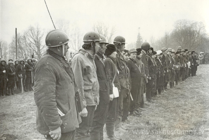 Civilās aizsardzības mācības 1983.gadā - Foto №1438
