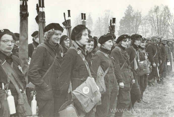 Civilās aizsardzības mācības 1983.gadā - Foto №1428