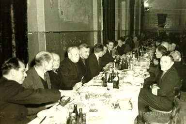 Rūjienas mednieku un mak&scaron;ķernieku Jaunā gada ballīte 1964.gadā - Foto №1310
