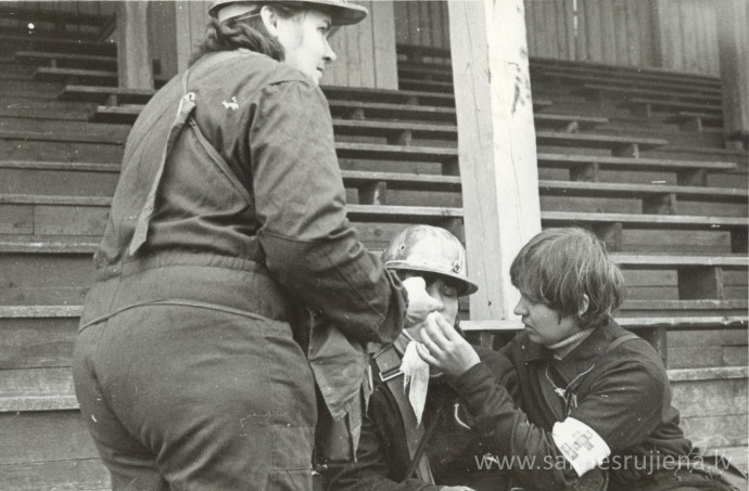 Civilās aizsardzības mācības 1983.gadā - Foto №1447
