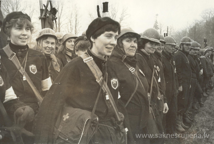 Civilās aizsardzības mācības 1983.gadā - Foto №1429