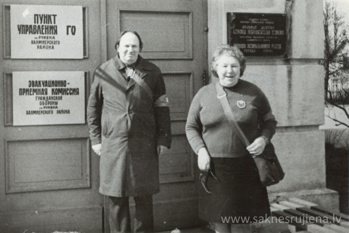 Civilās aizsardzības mācības 1983.gadā - Foto №1392