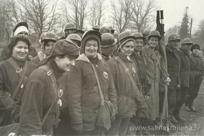 Civilās aizsardzības mācības 1983.gadā - Foto №1433