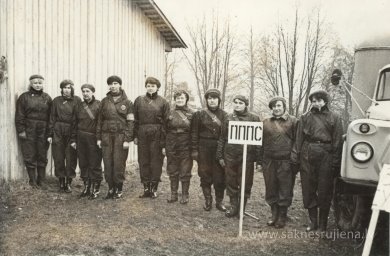 Civilās aizsardzības mācības 1983.gadā - Foto №1437