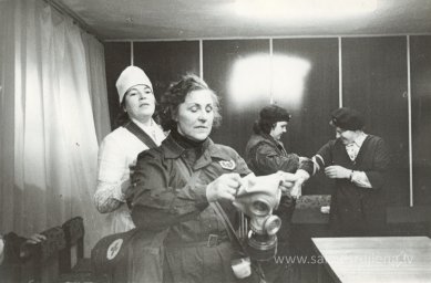 Civilās aizsardzības mācības 1983.gadā - Foto №1409