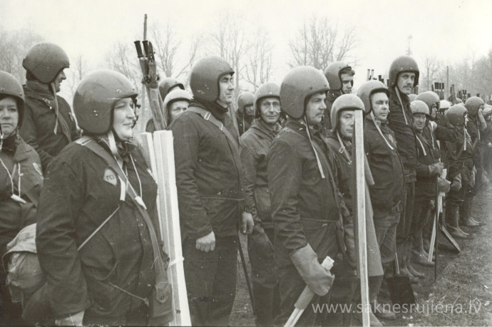 Civilās aizsardzības mācības 1983.gadā - Foto №1440