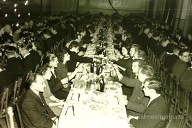 Rūjienas mednieku un mak&scaron;ķernieku Jaunā gada ballīte 1964.gadā - Foto №1322