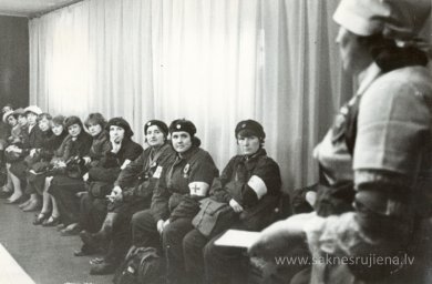 Civilās aizsardzības mācības 1983.gadā - Foto №1406
