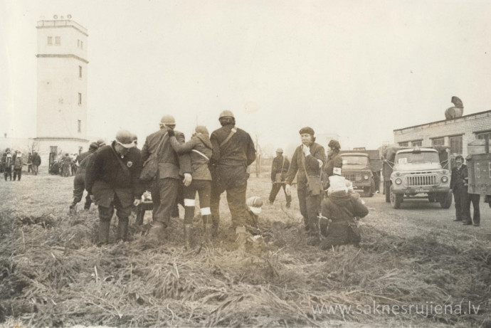 Civilās aizsardzības mācības 1983.gadā - Foto №1449