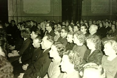 Rūjienas mednieku un mak&scaron;ķernieku Jaunā gada ballīte 1964.gadā - Foto №1270