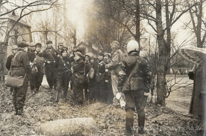 Civilās aizsardzības mācības 1983.gadā - Foto №1463