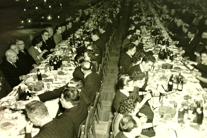 Rūjienas mednieku un mak&scaron;ķernieku Jaunā gada ballīte 1964.gadā - Foto №1324