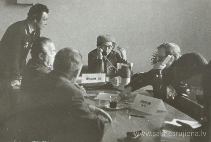 Civilās aizsardzības mācības 1983.gadā - Foto №1397