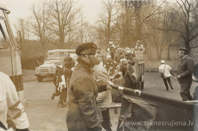 Civilās aizsardzības mācības 1983.gadā - Foto №1453