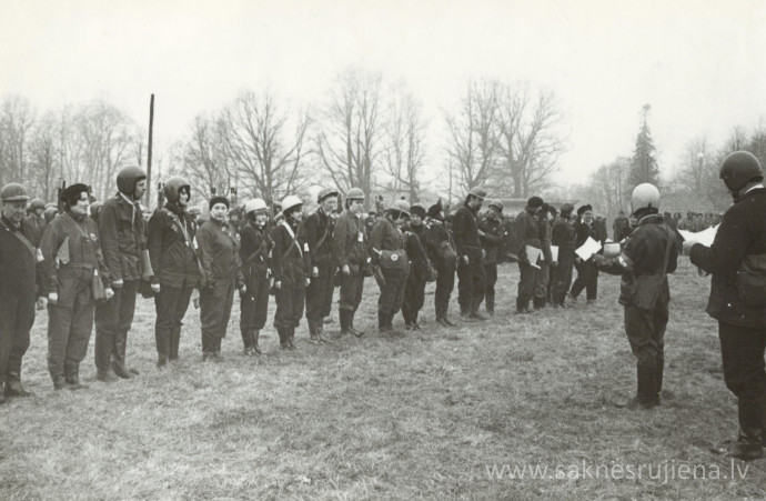 Civilās aizsardzības mācības 1983.gadā - Foto №1422